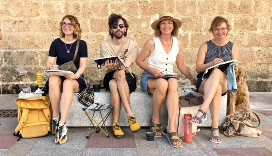 Darya Mitta: Plein Air Week in Spain Zaragoza