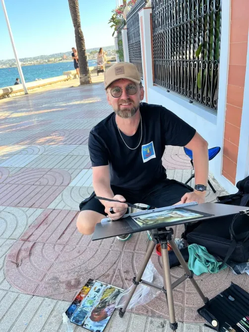 Darya Mitta: Plein Air Week in Spain Zaragoza - photo 8