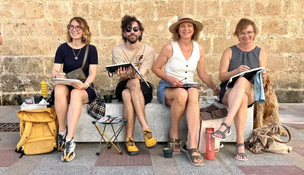 Darya Mitta: Plein Air Week in Spain Zaragoza - photo 1