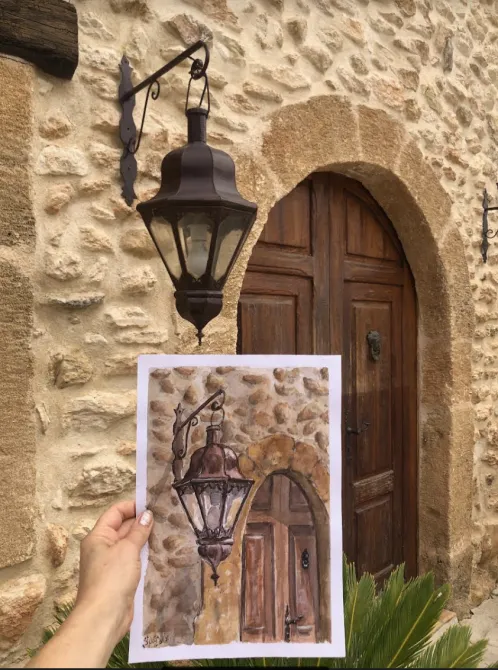 Darya Mitta: Plein Air Week in Spain Zaragoza - photo 17