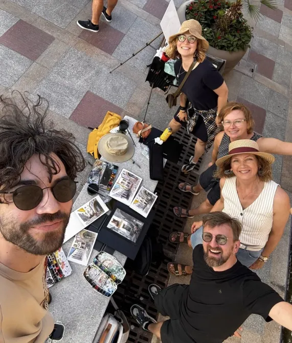 Darya Mitta: Plein Air Week in Spain Zaragoza - photo 12