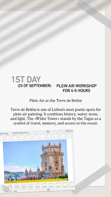 Plein air workshop in LISBON Lisbon - photo 2